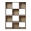 (Oak, 30cm) 12-Compartment Storage Shelf, 93 cm Wide - COMPO 1