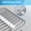 Trouser Hanger 9 Pairs Silver Space Saving Wardrobe Storage Organiser 4