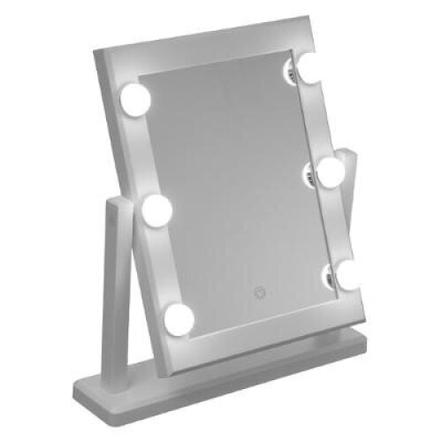 LED Cosmetic Mirror 37x40 cm with Warm White and Cold White Light Modes 1