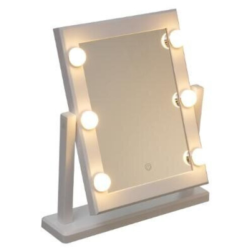 LED Cosmetic Mirror 37x40 cm with Warm White and Cold White Light Modes 2
