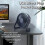 USB Table Fan Personal Desktop Fan USB-Powered Silent Operation for Home Office 2