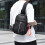 Small Backpack for Men Blue Nylon 30x20x10cm Waterproof Daypack 5