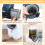 3 in 1 Electric Cheese Grater SS Handheld Fruit Vegetable Slicer Shredd 4