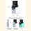 3 in 1 Electric Cheese Grater SS Handheld Fruit Vegetable Slicer Shredd 6