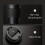 Mug isotherme 380 ml en acier inoxydable, noir 4