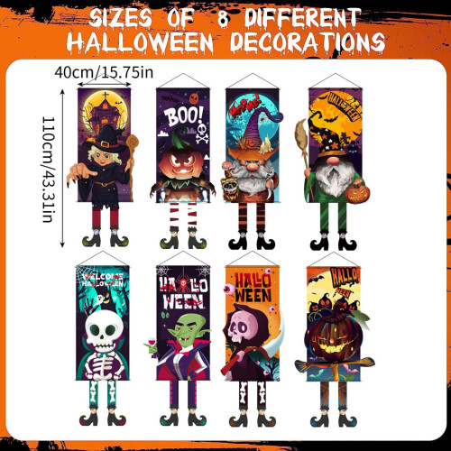 Halloween Trädgårdsflagga 35,5x103,5 cm Polyester 1