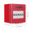 Red Fire Alarm Call Point Button Plastic 1pc 2