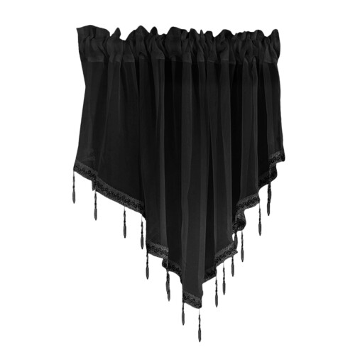 Perdele opace cu volantă, izolate termic, 106 cm 2