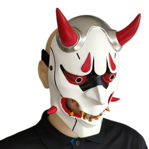 Genji Maske Rollenspiel Harz Unisex 2