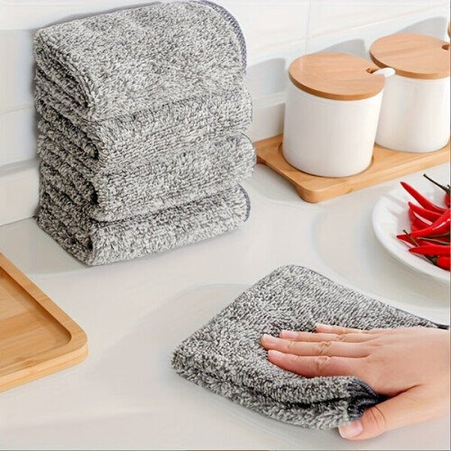 10-Pack Microfibre Towels Super Absorbent Quick-Drying for Home & Auto Cleaning 2