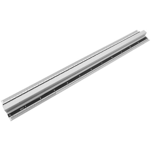 Metal Scale Ruler Portable Handheld Straight Ruler Multi-Use Measuring Tool 1