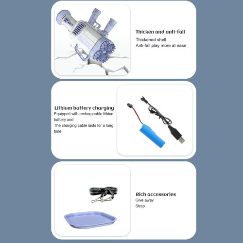 LED Seifenblasenpistole Kinder