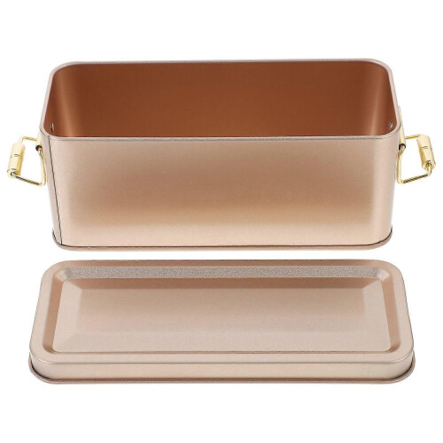 Tinplate Candy Storage Box with Lid, Cookie Packing Container 2