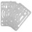 3 Pcs Stainless Steel Erasing Shield Letter Shield for Craft Drawing Drafting Tool 3