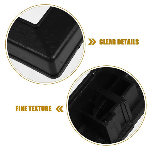 6PCS Plastic Post Skirt Column Wraps for Porch Deck Post Base Sleeve 1