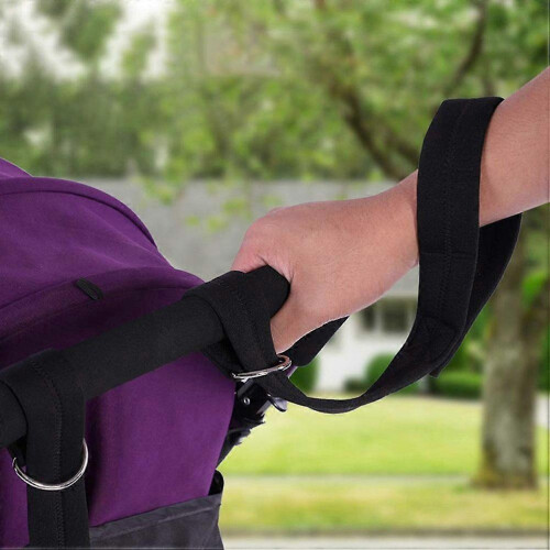 1Pc Black Practical Baby Stroller Wrist Strap Creative Wheelchair Safety Belt 1