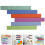 1 Set Felt Pin Board Bar Strips, Bulletin Board Memo Board Display Bar Strips 2