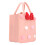 Reusable Felt Gift Bag with Bow Pink 1