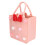 Reusable Felt Gift Bag with Bow Pink 17