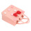 Reusable Felt Gift Bag with Bow Pink 15