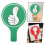 Double-Sided KT Board Voting Paddles, Reusable for Classroom Events Supply 4