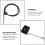 2 Pcs Recliner Pull Handle with Cable, Sofa Chair Release Handle Replacement Parts 2