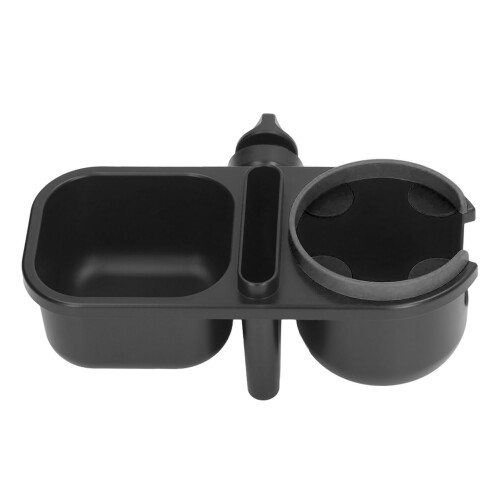 Black Stroller Organiser with Cup Holder 2