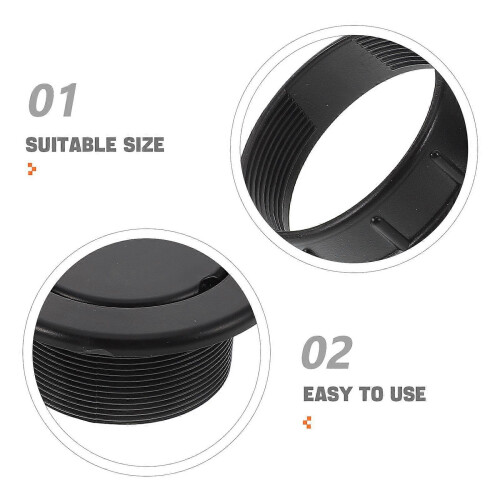 Patio Umbrella Hole Ring and Cap Set for Outdoor Table Parasol Pole Replacement Insert Cover 1