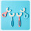 Baby Toothbrush Set U Shape Food Grade Rubber 1