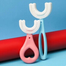 Baby U Shaped Toothbrush Set Food Grade Silicone