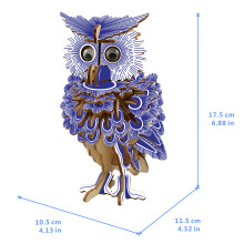 3D Owl Wooden Puzzle Jigsaw