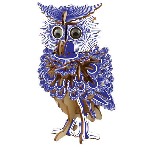 Wooden Owl Jigsaw Model Puzzle 2