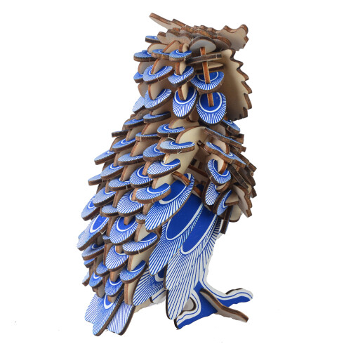 Wooden Owl Jigsaw Model Puzzle