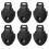 6 Pcs Interchangeable Large Number Tags for Golf Club Head Covers, Fits Drivers 2