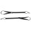 2Pcs Snowboard Leash Adjustable Safety Straps for Universal Snowboard Bindings Beginner Replacement Accessories 4