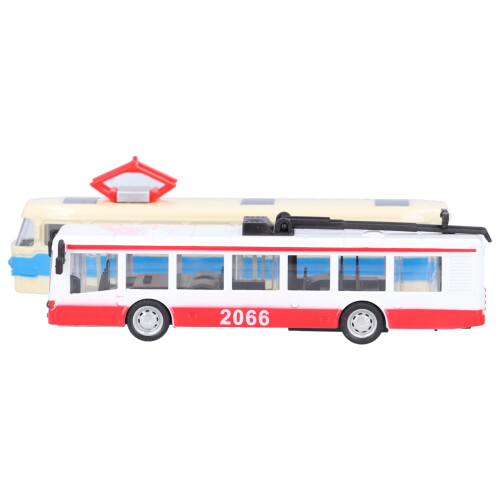Pull Back Bus Model Toy Set 1