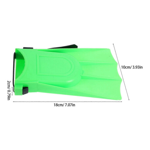 Green Adjustable Kids Swimming Flippers Diving Learning Training Tools 2