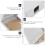 2PCS White 86 Wall Switch Socket Waterproof Box Guard Outlet Plug Cover 2