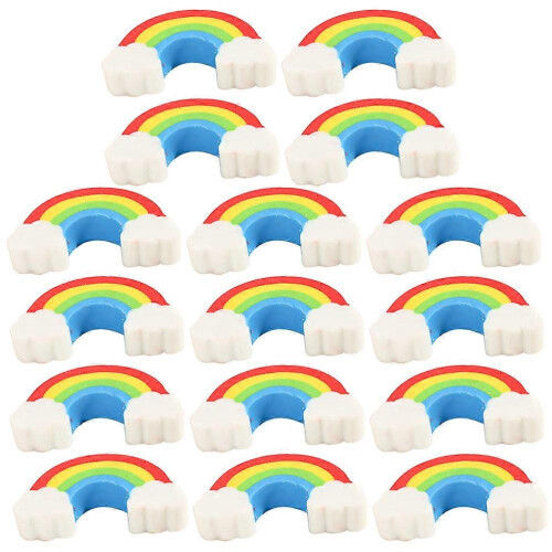 100PCS Rainbow Multi-function Mini Erasers Portable Delicate Stationery Supply 2