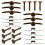 200Pcs Solid Color Mini Metal Brads for Scrapbooking DIY Craft Handmade Brads 3