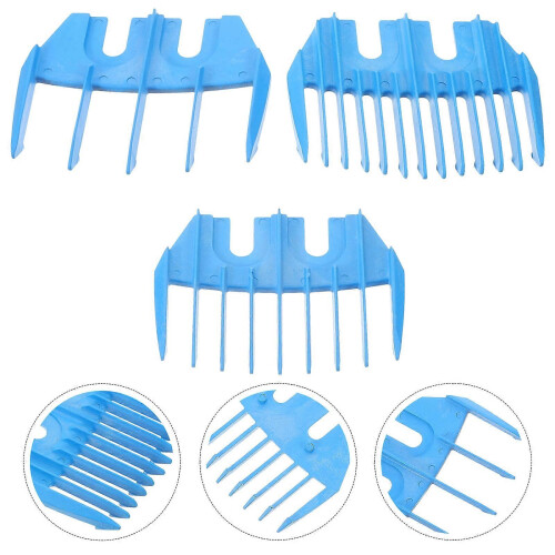3Pcs Sheep Shear Guide Plastic Clipper Guide Attachment for Sheep Trimmer 2