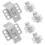 6 Pcs Undermount Sink Brackets Kitchen Sink Support Clips Fasteners for Easy Installation 2