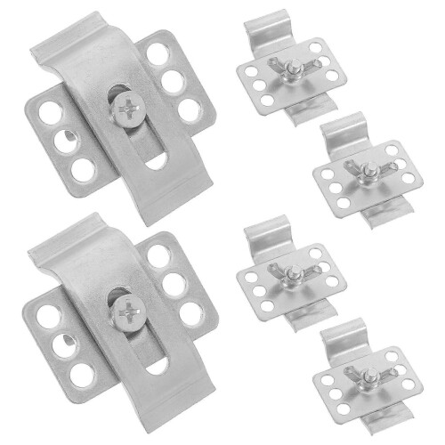 6 Pcs Undermount Sink Brackets Kitchen Sink Support Clips Fasteners for Easy Installation 1