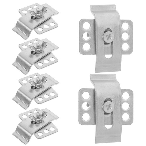 6 Pcs Undermount Sink Brackets Kitchen Sink Support Clips Fasteners for Easy Installation 2