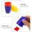 30PCS Magician Trick Gimmick Cup, Durable Funny Magic Trick Cup for Magician Performance 3