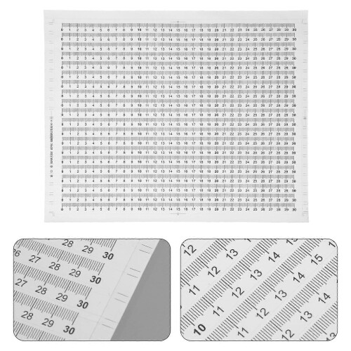 20PCS Self-Adhesive Scale Ruler Stickers Measuring Tape for Sewing Table Workbench 1