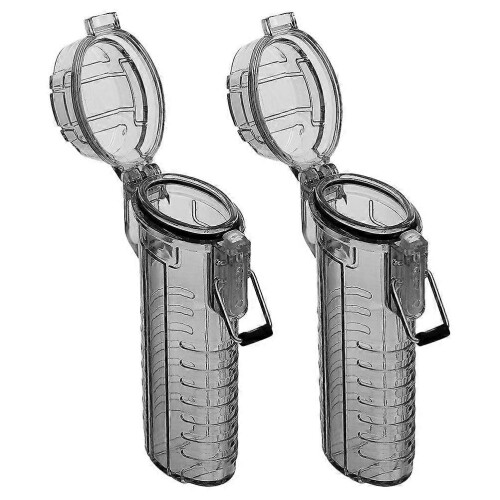 2PCS Waterproof Lighter Case Holder Outdoor Survival Lighter Storage Pouch Sleeve 1