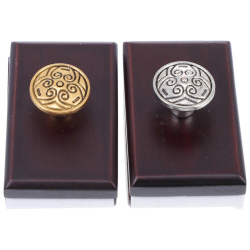 2Pcs Calligraphy Wooden Rocker Blotter Quick Dry Ink Absorbent Tools for Home Use 1