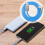 Περιστρεφόμενος γρήγορος φορτιστής USB σε Type-C, εύκαμπτος σιλικόνης 120W 3