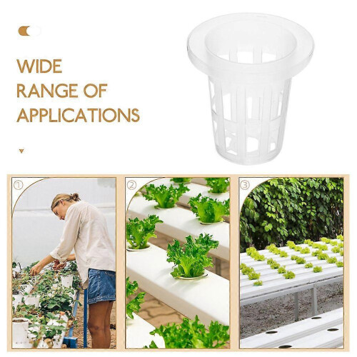 25Pcs Hydroponic Net Pots Garden Balcony Planting Net Cups for Hydroponics Use 1